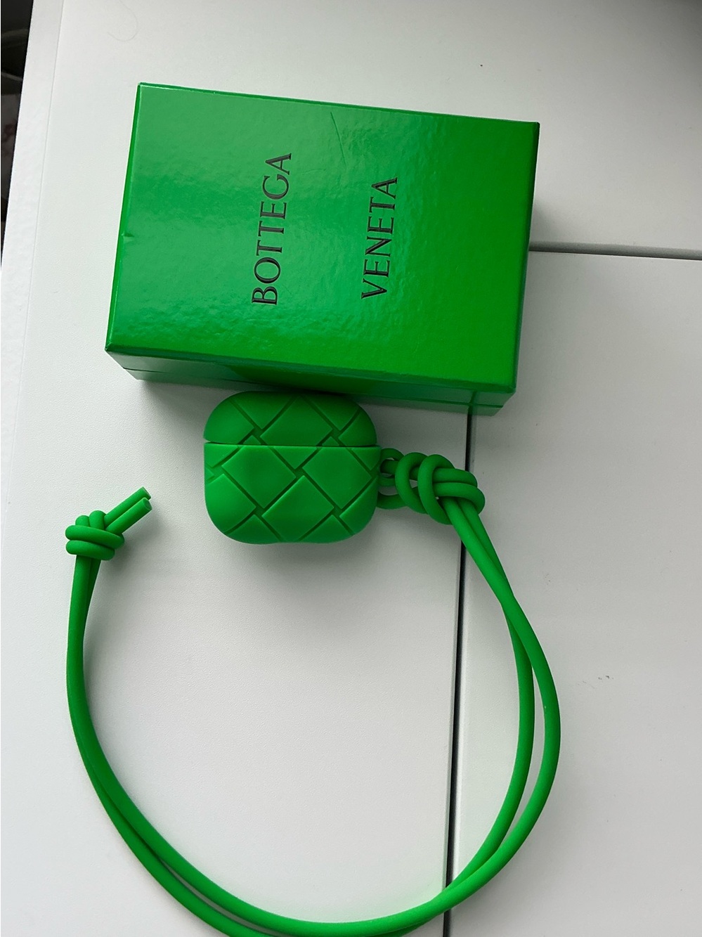 Bottega Veneta Intrecciato AirPods Pro Case with Strap